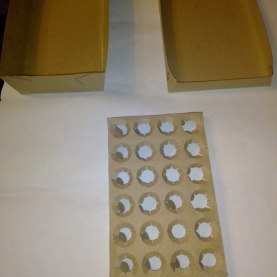 Коробка для фасовки перепелиных яиц 24 штуки